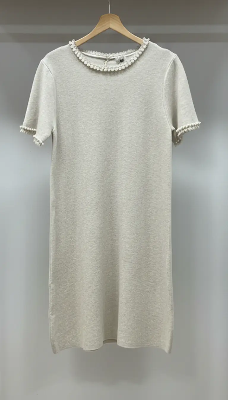 Robe courte femme en maille douce – Image 7