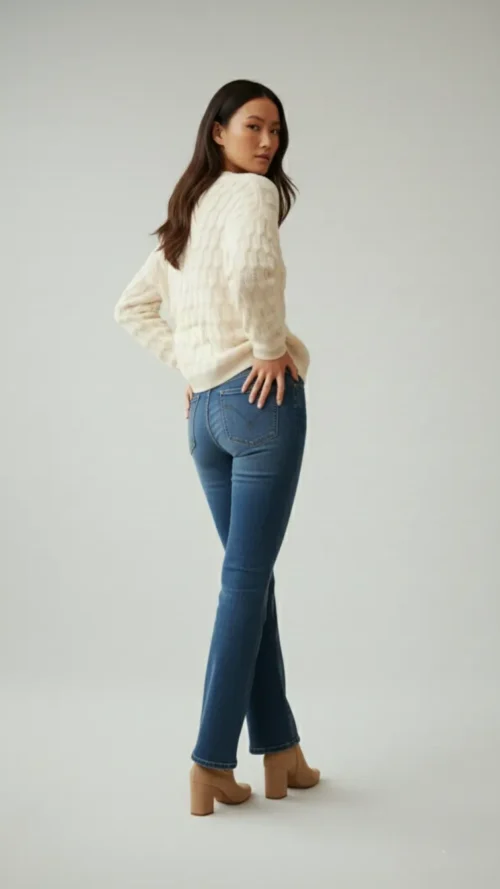 Gilet maille texturée écru