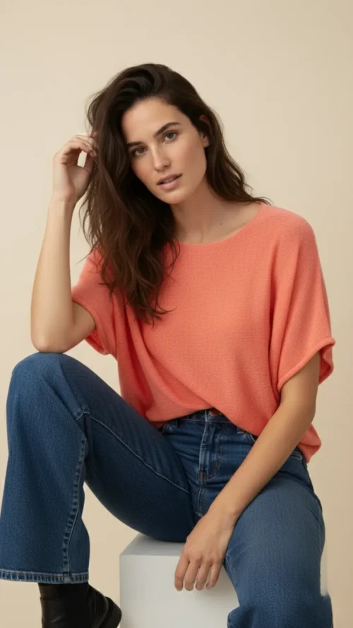 Pull Femme Maille 100% Coton